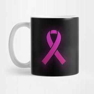 Breast Cancer Awareness Halftone Mug